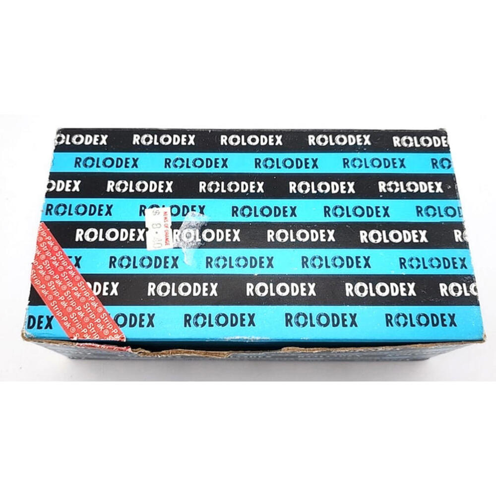 Vintage Rolodex C24 Refill Index Cards 2.25" × 4" – 9 Packs of 100 (900 Cards)